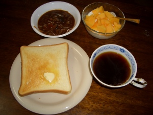 朝食