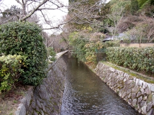 哲学の道（入り口付近）