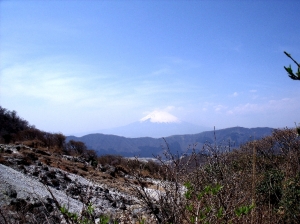 大涌谷からの富士山