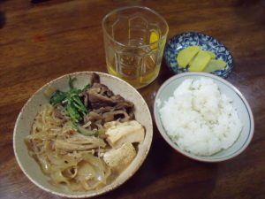 夕食