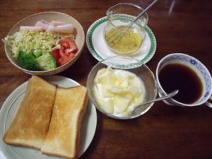 朝食
