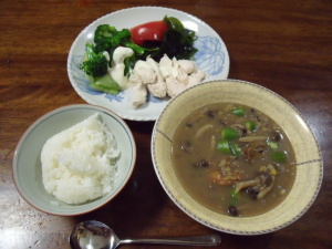 夕食