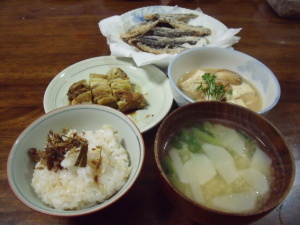 夕食