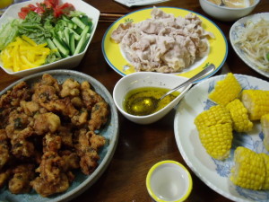 夕食