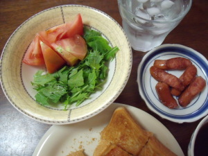 朝食