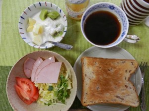 朝食