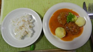 夕食